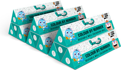Inkmeo Colour By Number ( Pack of 12 )