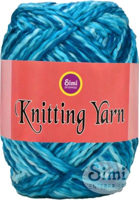 Simi Enterprise Knitting Yarn Thick Chunky Wool, Sumo Blue 200 gms- Art-HBA