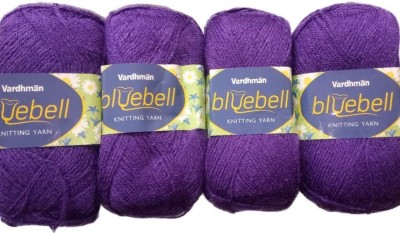 Vardhman Wool Bluebell 300 gm Wool Ball Hand Knitting Wool & Art Craft Soft Fingering Crochet Hook Yarn Needles Acrylic Knitting Yarn Thread Dyed(100gm Each)