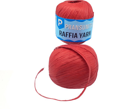 PRANSUNITA Raffia Twine Yarn Eco Friendly Paper String Rope for Hand Knitting