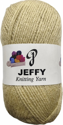 JEFFY Rosemary light yellow Wool Ball Hand Knitting Wool/Yarn,300 gram shade no-36