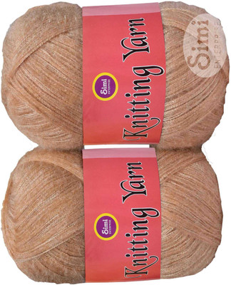Simi Enterprise Knitting Wool Yarn, Soft Fancy Feather Wool SKin 300 gm- Art-HDH