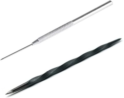 HAMMER MAN Steel Double Ended Twist Scribe & Beading Needle Stainless Steel 6.5