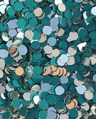 CraftVilla 8mm small size round mirror for craft works [ total 1000 pieces ]