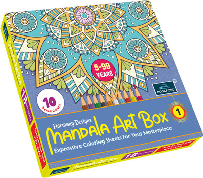 BOOKFORD Harmony Design Mandala Art Box Part 1 – Discover the Magic of Mandalas!