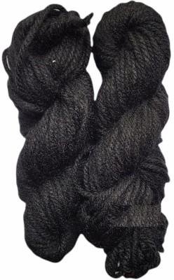 KYSS Oswal Knitting Yarn Thick Chunky Wool, Varsha BLACK 600 gm shade no-23