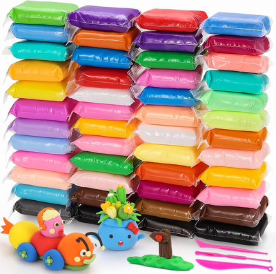 OBAMA Air Dry Clay Kit - 24 Colors Modeling Clay with Tools, Safe and Non-Toxic