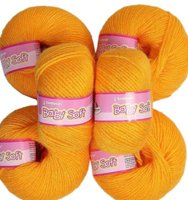Vardhman 150gms Baby Soft Wool for Hand Knitting Fingering Crochet Hook