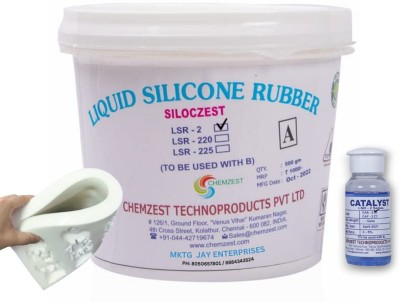 SILOCZEST JAY ENTERPRISES LSR 2 Liquid Silicone Rubber 15 shore (Mold Making) 0.5 kg