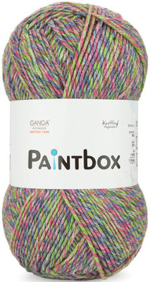 Ganga Acrowools 200gms Paintbox Hand Knitting Yarn Fingering Crochet Hook