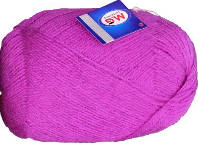 M.G Enterprise Bigboss Purple (200 gm) Wool Ball Hand knitting wool / Art Craft soft fingering crochet hook yarn, needle knitting yarn thread dye U