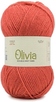 NTGS Ganga Olivia Hand Knitting and Crochet Yarn (Rust) (200gms)