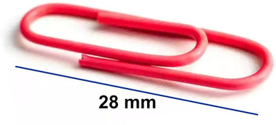 IMPRINT Jumbo Pack of 1100 U Paper Clips - Multicolored U Gem Paper Clips for Office