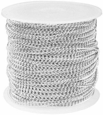 Sharum Crafts Silver Jewellery Making Chain (5 m)