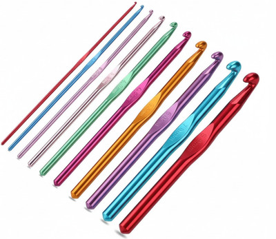 sassy beauty Soft Grip Aluminum Crochet Hooks for Smooth Yarn Movement
