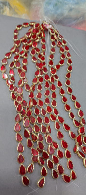 arhambeads 12*14 drop electroplated beads(20 beads in a pack of 1 string)