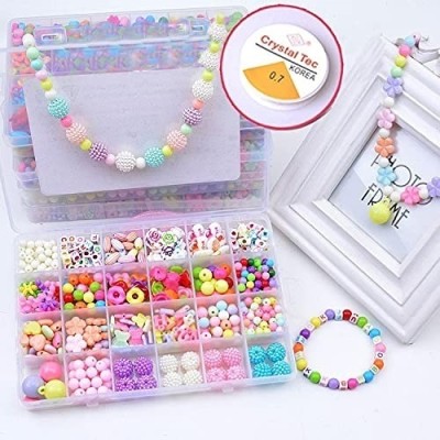 NANNY PENNY DIY Bracelet Children's Jewelry Making Kit Necklace Bracelets Beads for Kids