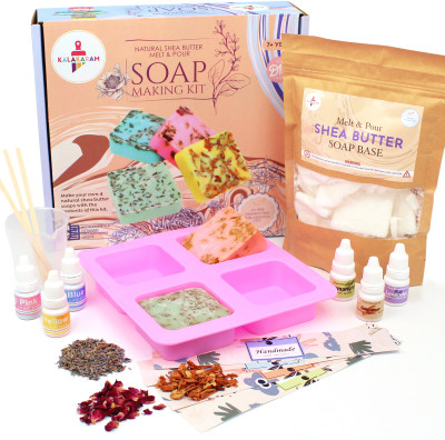 Kalakaram DIY Shea Butter Soap Making Kit | STEM Project & Learning Science Kit