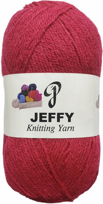 JEFFY Rosemary Rosewood Wool Ball Hand Knitting Wool/Yarn,500 gram shade no-57