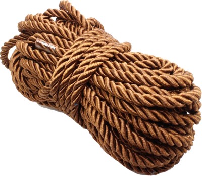 PRANSUNITA 6mm Twisted Rope Trim Zari Thread Dori for DIY Crafts, Gift Packaging 10 MTS
