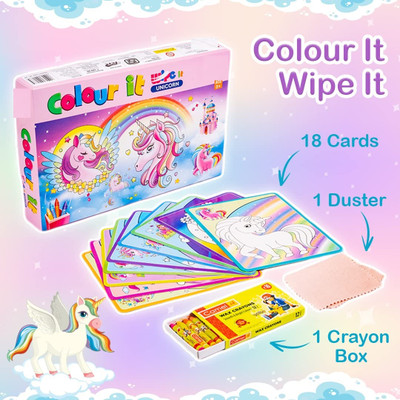 zokato Colour It Unicorn Colouring Kit _FOR KIDS