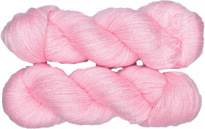 Simi Enterprise Vardhman Rabit Excel Pink (300 gm) Wool Hank Hand knitting wool Art-FDE