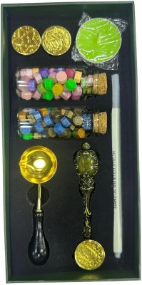 Levin Wax Seal Stamp Kit Sealing Wax Stamp Sealing Wax Beads Paint Pen Wax Stamp Spoon