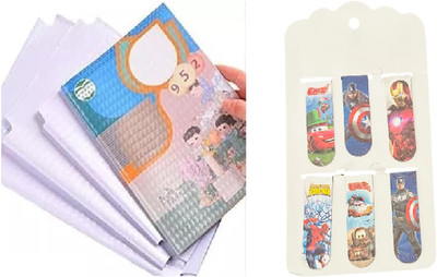 MOREL Textbook Cover 30PCS AND Magnetic Bookmarks 4PC Random DESIGNE COMBO