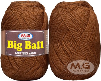 Simi Enterprise BIG BALL Choclate 200 gm Ball Hand knitting wool -U Art-