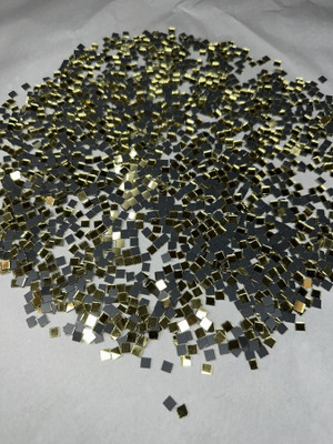arteneer Square shape golden mirror-5 mm size- 1400pcs