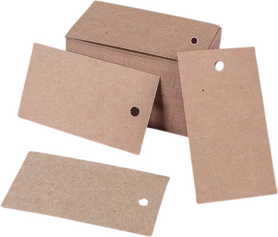 R H lifestyle Rectangle MDF Board with Hole Small Mandala Art Board DIY Keychain 50 Pcs 2 Inch