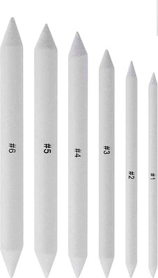 KRAFTMASTERS 6 PCS Blending Stumps and Art Blenders for Artist Drawing Tools