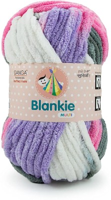 KYSS Ganga Blankie Yarn Wool Ball (1 Ball/100 gram each ) 200 Grams shade no -BLM001