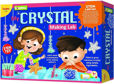 Jayaansh Traders My Crystal Making Lab Science Kit for Kids Stem Activites Educational Scientist