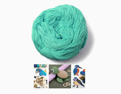 Craft Affair Kniting Yarn 100 gram For craft project - Mint