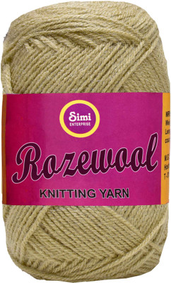 Simi Enterprise Rosewool Light Skin 200 gms Wool Ball Hand knitting wool- Art-FID