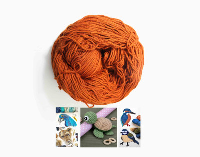 Craft Affair Kniting Yarn 100 gram For craft project - Rust