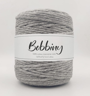 Bobbiny 4MM 100 Meter Single Strand Cotton Macrame Cord Thread for Macrame DIY