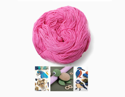 Craft Affair Kniting Yarn 100 gram For craft project - Baby Pink