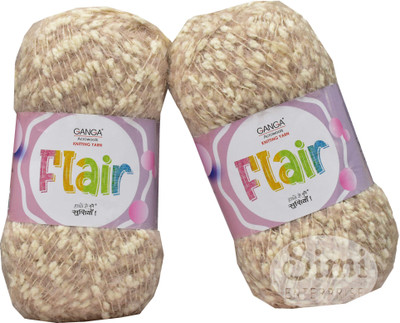 Simi Enterprise GAN GA Flair Skin 200 gms Wool Ball Hand knitting wool -C Art-AEFC