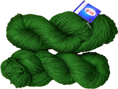 Simi Enterprise Tin Tin Leaf Green (400 gm) Wool Hank Hand knitting wool