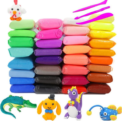 Crafty Villa Magic Clay With 12 Colors Air Dry Clay for Kids with Clay Tools Set