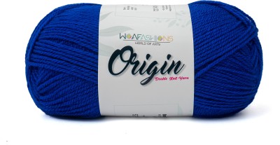 WOAFASHIONS Origin Hand Knitting & Crochet Yarn (Royal Blue) (200gms)