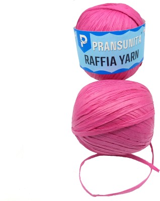 PRANSUNITA Raffia Twine Yarn Eco Friendly Paper String Rope for Hand Knitting