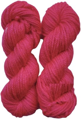 KYSS Oswal Knitting Yarn Thick Chunky Wool, Varsha PINK 400 gm shade no-16