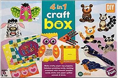 Jayaansh Traders 4 in 1 Craft Box Party & Fun Game