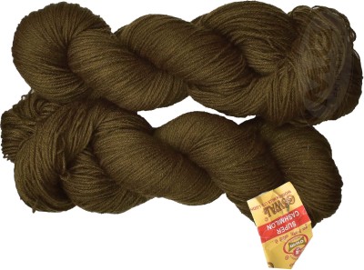 Simi Enterprise Represents Oswal 3 Ply Knitting Yarn Wool, Mehndi 500 gm ART - AG