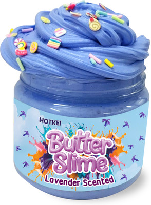 HOTKEI Fluffy Soft Stretchy Butter Slime Toys Kit Set Birthday Gift for Kids Boys Girls