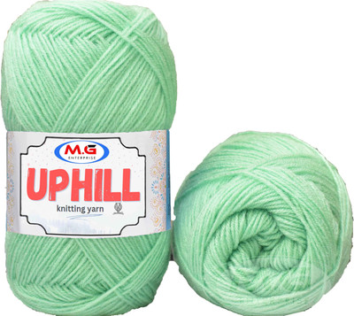 M.G Enterprise Uphill Grape Green 200 gms Wool Hand knitting wool- Art-AFJH