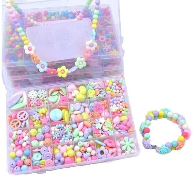 NANNY PENNY Children's Beads Making Kit Necklace Beads for Kids Diy Kit For Jewellery Making